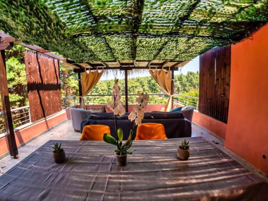 Deluxe Sani Relax Villa Exterior photo